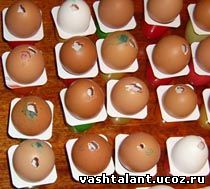 пасха, яйца из гипса, своими руками